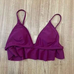 Magenta Purple Bikini Top